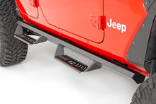 2018-2022 Jeep Wrangler JL 4 Door 4WD AL2 Drop Steps - Rough Country AL519204