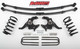 McGaughys Chevrolet S-10 Extended Cab 1982-2003 4/4 Deluxe Drop Kit W/Leaf Springs - Part# 93115