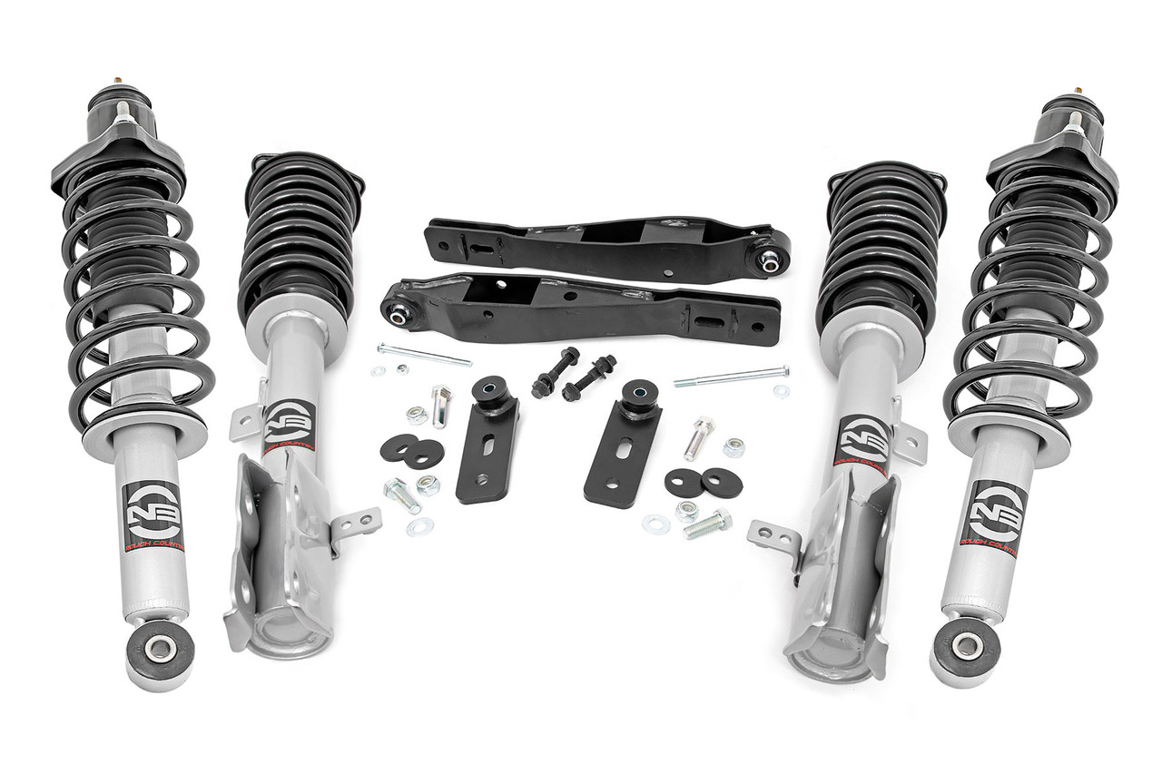 20102017 Jeep Patriot 4WD 2" Lift Kit w/ N3 Shocks Rough Country 66532 Suspension Superstore