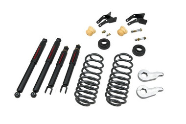 2000-2006 Chevy Avalanche 2WD 1-2"/4-5" Lowering Kit - Belltech 757ND