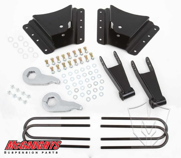 02 10 Chevy Silverado 3500 Hd Dually Crew Cab 2 4 Economy Drop Kit Mcgaughys Accessory Partners