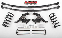 McGaughys GMC S-15 Sonoma Extended Cab 1982-2003 4/5 Deluxe Drop Kit W/Leaf Springs - Part# 93117