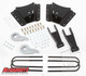 2001-2010 GMC Sierra 2500/3500 HD W/ 10 Hole Hangers 2/4" Economy Drop Kit - McGaughys 33076