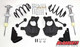 2015-2020 Chevy Tahoe 2wd W/O Auto Ride 3/5" Deluxe Lowering Kit - McGaughys 34215