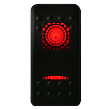 Rocker Switch-ON/OFF 5-Pin Red Bulldog Winch - 20256