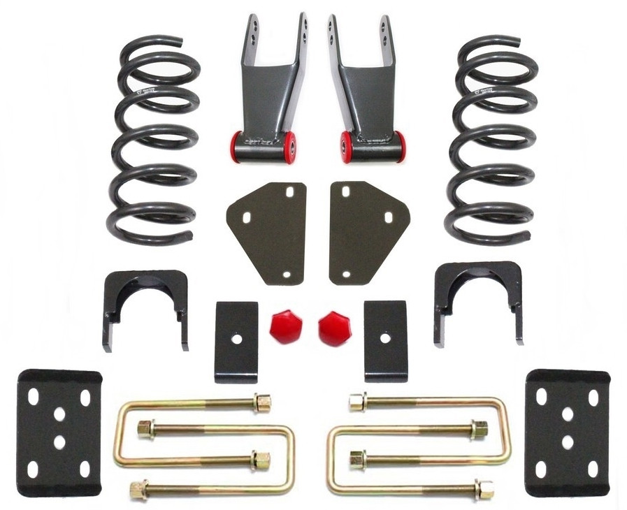 Rear Lowering Shackle Kit For Dodge Ram 1500 2WD 2002 2003 2004 2005 2006 2007 2008 Replace 412120 512120 