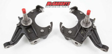 1973-1987 Chevy & GMC C-10 W/ 1" Thick Rotors Front 2.5" Drop Spindles - McGaughys 33154