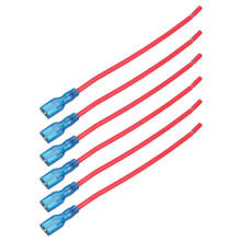 Switch Wire 16Awg, Spade To Open, Red, 6Pcs - Bulldog Winch 20328