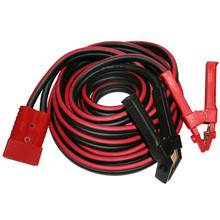Booster Cable Set, 25Ft X 1/0Ga With Clamps And Plug - Bulldog Winch 20335