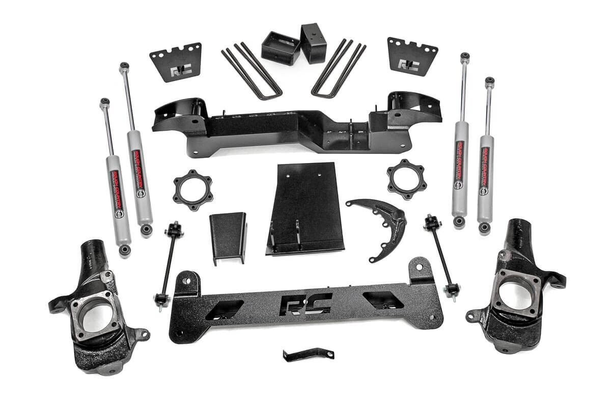 20012010 Chevy & GMC 3500HD & Dually 2wd/4wd 6" Lift Kit Rough