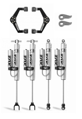 2020-2023 Chevy & GMC 2500/3500HD 2" Front Leveling Package W/ FOX Remote Resi Shocks