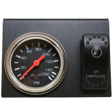 Air Pressure Gauge, Switch, and Mounting Bracket Assembly - BDW-42057