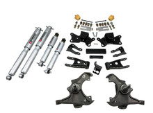 1997-2000 Chevy C2500 2WD (Extended / Crew Cab) 3/4" Lowering Kit w/ Street Performance Shocks - Belltech 719SP