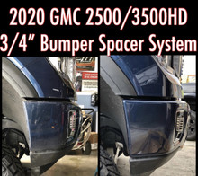 2020-2023 Chevy & GMC 2500/3500HD 3/4" Premium Front Bumper Spacer Kit - 990300