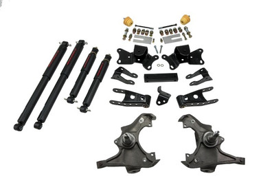 1990-1996 Chevy C2500 2WD (Extended Cab) 3/4" Lowering Kit w/ Nitro Drop 2 Shocks - Belltech 721ND
