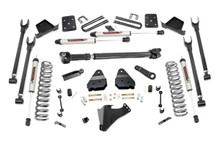 2017-2019 Ford F-250 Super Duty 4WD 6" 4-Link Lift Kit w/ V2 Shocks - Rough Country 50771