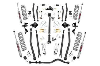 2018-2022 Jeep Wrangler JL Unlimited 4WD 6" Lift Kit w/ N3 Shocks - Rough Country 66030