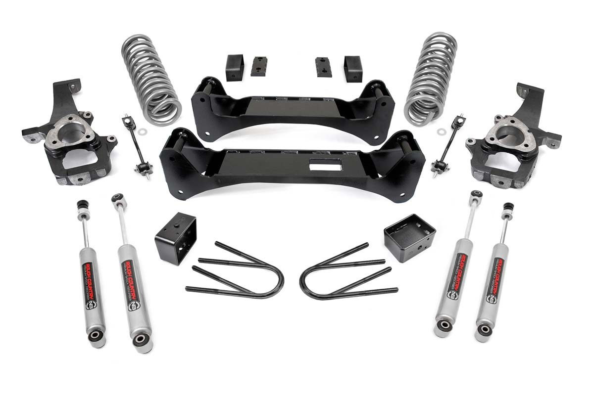 fits Torsion Bar Suspension System 3592 2002-2005 Ram 1500 4WD Rough Country 2 Leveling Kit 