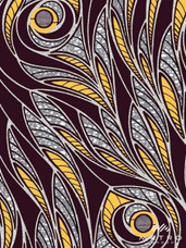 Embellished Vlisco Dutch Wax 2YLTDEW27 2 Yards