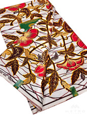 Embellished Vlisco Dutch Wax  Cotton Satin LTDEWCS01