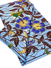 Embellished Vlisco Dutch Wax  Cotton Satin LTDEWCS02