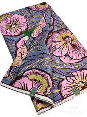 Embellished Vlisco Dutch Wax  Cotton Satin LTDEWCS05