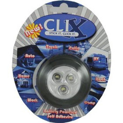 Vision X HIL-CLIXBL Clix Black Battery Powered LED 3-Pod Light