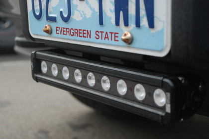 Visiion X LED Light bar license plate mounting bracket xil-licensep