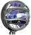 Vision X VX-8010c 8" halogen spot beam off-road light with optional chrome rock guard (included)