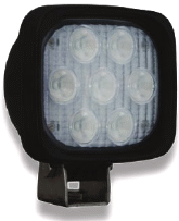 AMBER LED XIL-UM4440A 4" Square 40° BEAM LED Work Light by Vision X.