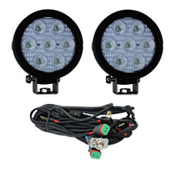 Vision X XIL-UMX4025KIT 4" Round Utility Market Xtreme LED Work Light Kit (25 Degree)
