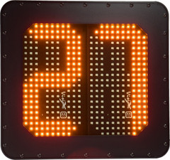 VISION X ID NUMBER BOARD 2 DIGIT AMBER LEDS WITH MOUNTING BRACKET
