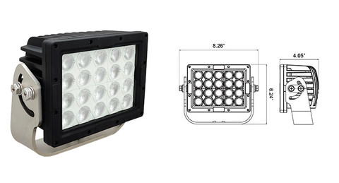 90° 100 Watt Marine Grade Ripper LED Light - Vision X MAR-RXP2090T