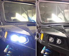 Polaris RZR LED Headlight Bracket Kit.   2008-2016 RZR 900, 800, 570 and 170 - Vision X XIL-OEHL08RZR900 9898643