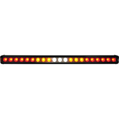 28" CHASER LIGHT BAR SINGLE ROW 21 LEDS WITH AMBER, RED, WHITE LEDS FOR REAR OF VEHICLE. Flashing module included. Vision X XIL-CBSR21 9897196