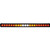 FACTORY ORDER ITEM - WITHOUT FLASHER 28" CHASER BAR SINGLE ROW 21 LEDS (SPLIT CIRCUIT, RED\AMBER\WHITE\AMBER\RED) Vision X XIL-CBSR21NF 9908762