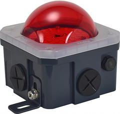 Red 10-watt J-Box Lens Cover - Vision X LAJ1PCVR