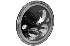 7" ROUND "Black Chrome" LED Headlight w. Halo - Vision X XIL-7RDB 