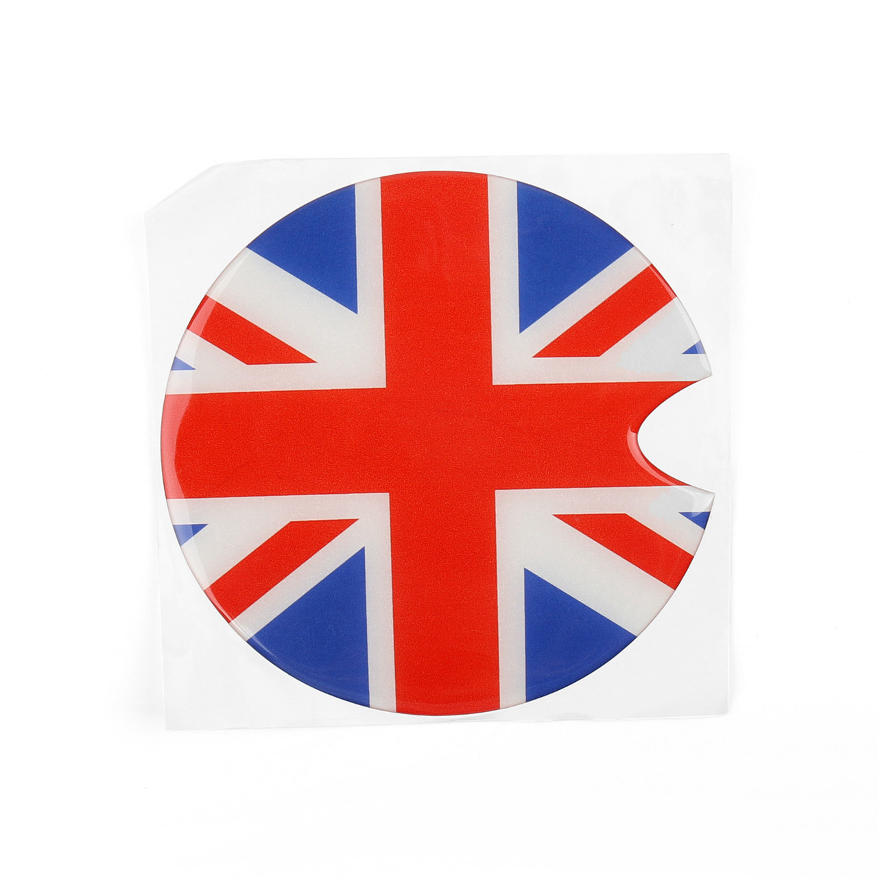 1x Union Jack Uk Flag Pattern Vinyl Sticker Decal Mini Cooper Gas Cap Cover