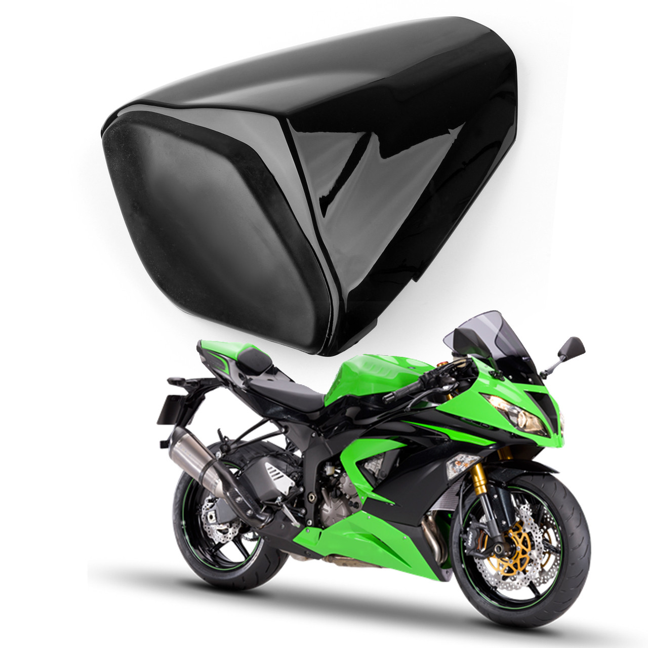 Seat Cowl Rear Cover Kawasaki ZX6R 636 (20092014) Black Mad