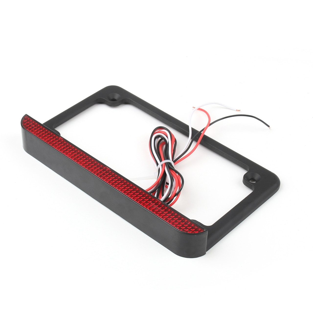 6" LED License Plate Frame With LED Tail Brake Light Universal
