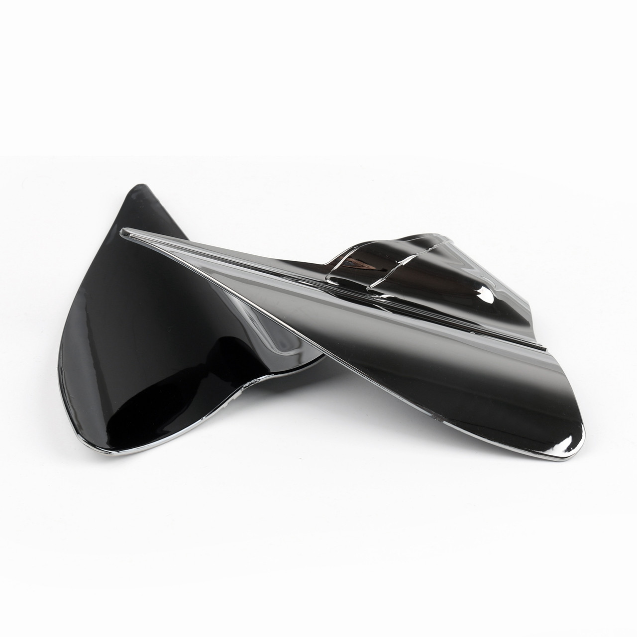 Chrome Reflective Saddle Shield Air Heat Deflector for 97-07 Harley Touring FLHX