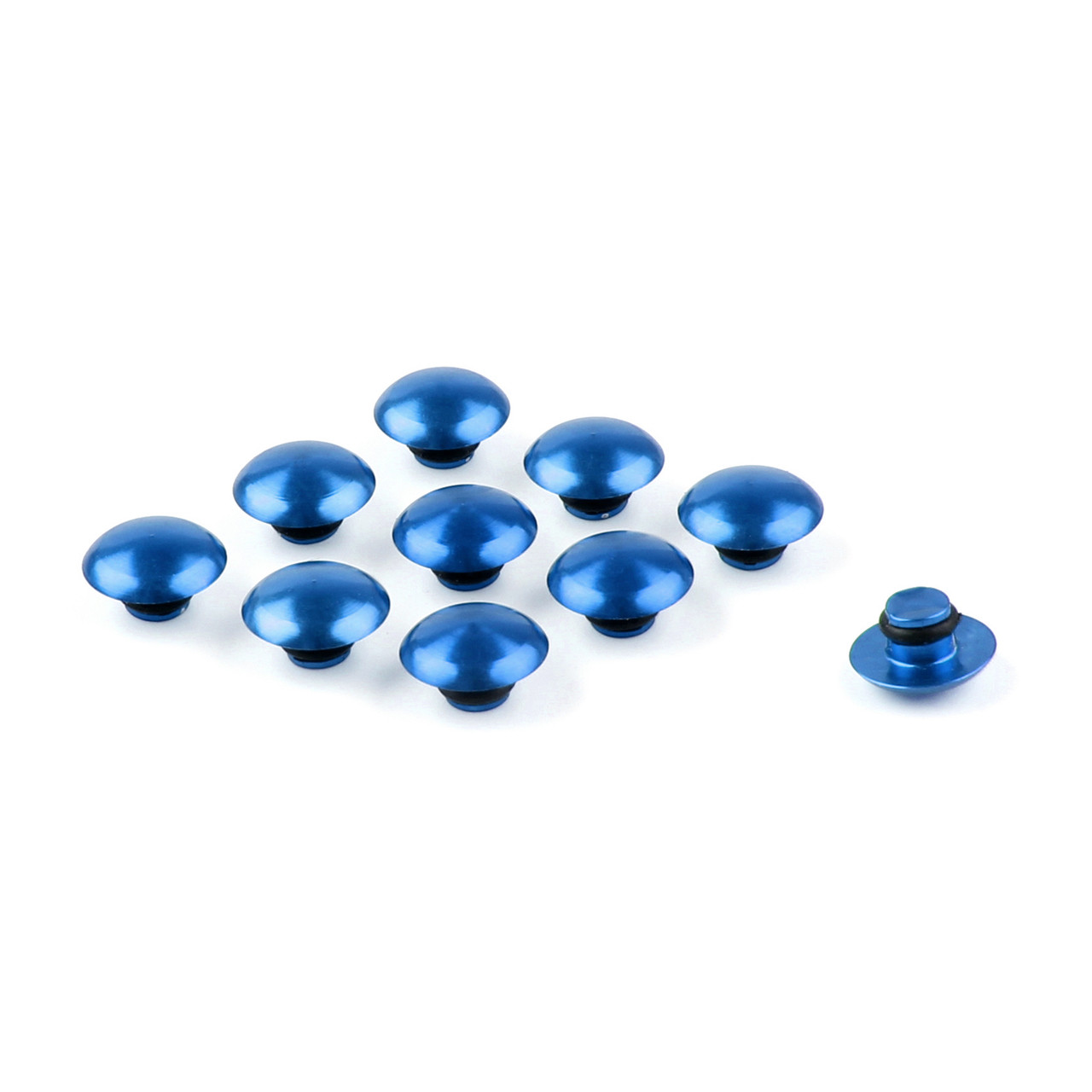Hex Socket Bolt Screw Nut Head Cover Cap M8 8MM Universal, Blue Mad