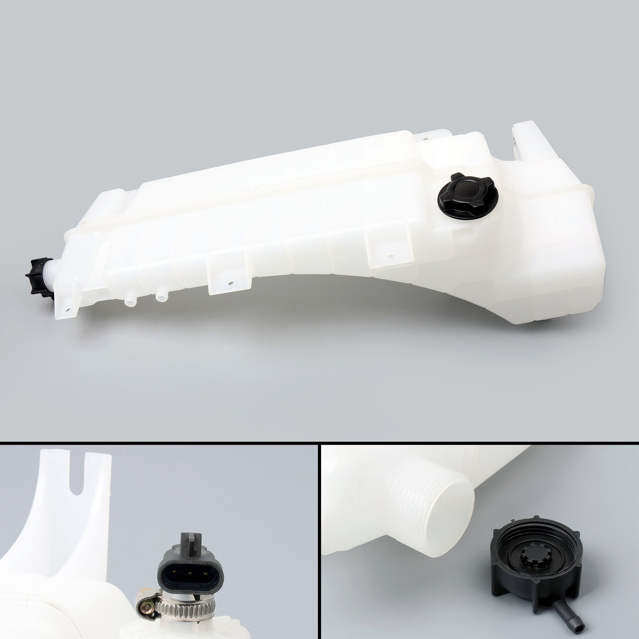 labwork Coolant Reservoir for Volvo VNL VN VNM VHD and Mack CXU CHU with Cap and Level Sensor 2008-2017 Models 20968795 21846997,603-5505