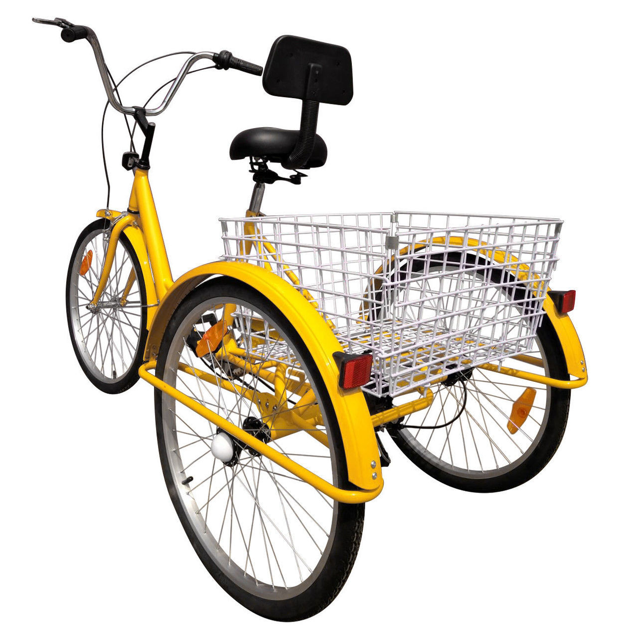 basket for 3 wheel bike