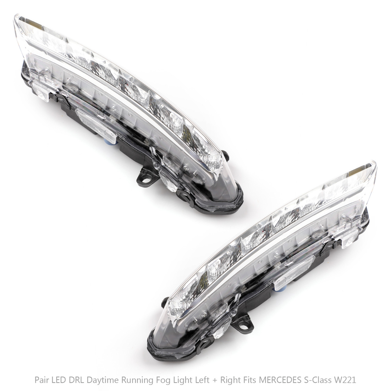 2PCS LED DRL Daytime Running Fog Light For Mercedes Benz C250 C300 C350