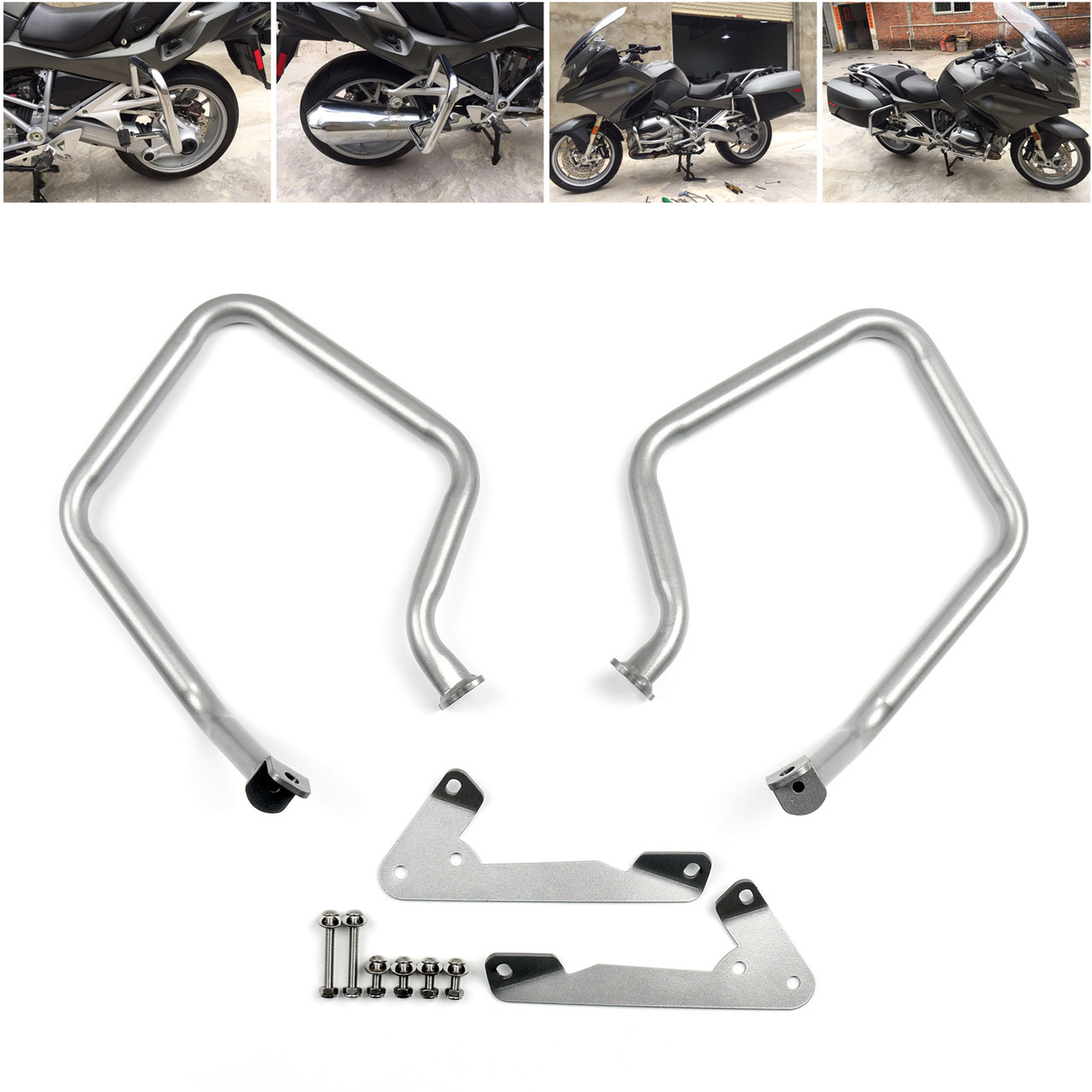 Rear Engine Guard Crash Bars Heed For BMW R 1200 RT R1200RT 20142016
