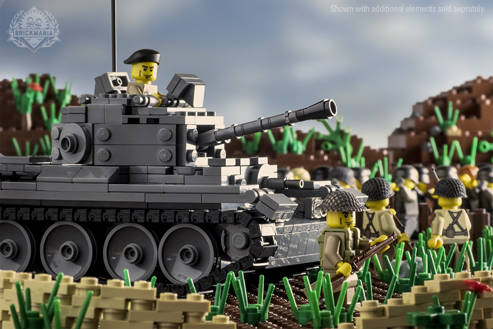 A27M Cromwell IV - British Cruiser Tank - Brickmania Toys