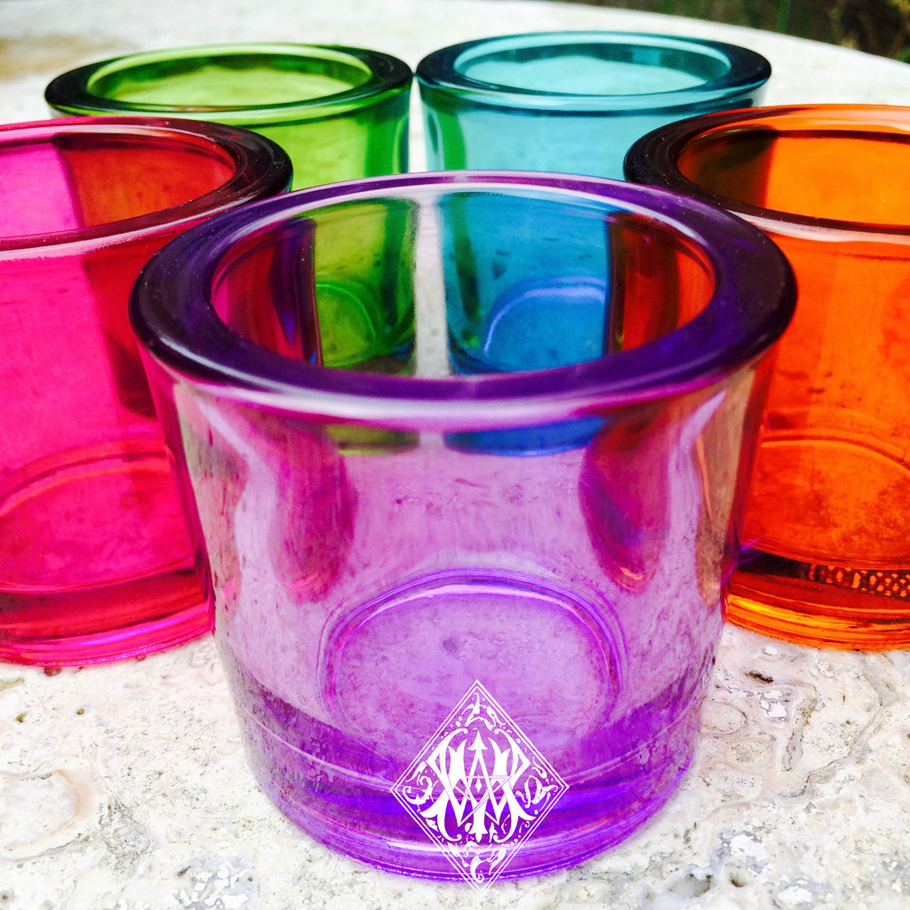 Glass Votive Candle Cups Premium Recycled Heavy Duty Glass