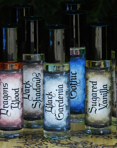 Black Gardenia . Alchemy Perfume Potion . Roll-On Perfume Oil
